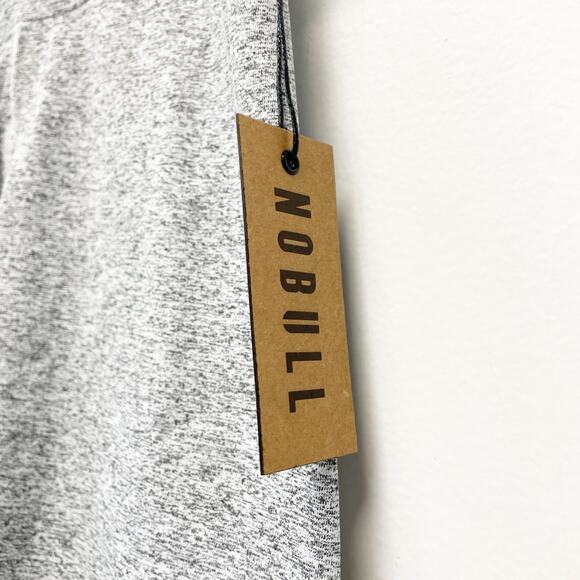 NoBull Women's High Rise Matte Short Workout Gym Heather Gray Size XS - Picture 4 of 7